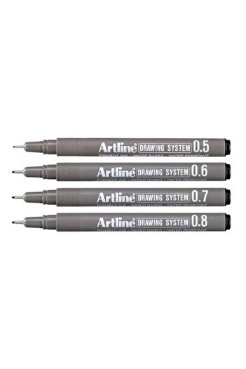 artline Technical Drawing Pen Set of 4 2