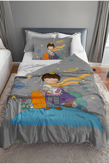 Bebişim Halı Little Prince And Fox Bedspread & Pike