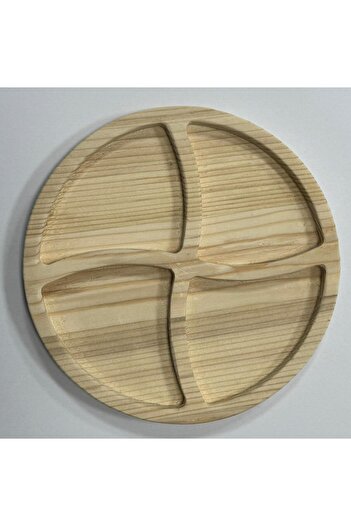 FASTWOOD Wooden Spruce Pearl Presentation/Snack Plate