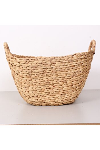 Mylamp Sabad 48X30X32 Cm. Water Hyacinth Oval Basket