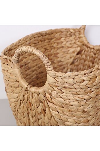 Mylamp Sabad 48X30X32 Cm. Water Hyacinth Oval Basket