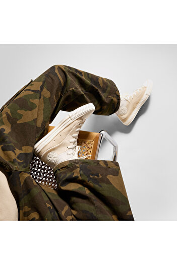 Converse Chuck Taylor All Star Unisex Krem Deri Sneaker