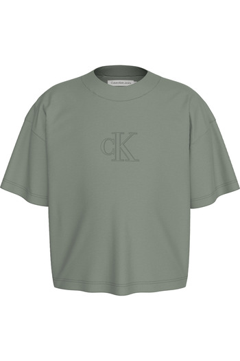 Calvin Klein Girls Green Crop Top