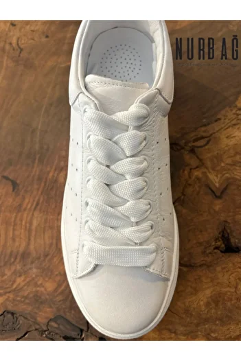 NURBAĞ DOKUMA MCQUEEN 140 CM WHITE YASSI SNEAKERS LACE-UP WIDTH 1,3 CM 1 PAIR