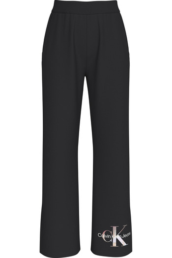 Calvin Klein Monogram Print Wide Leg Pants