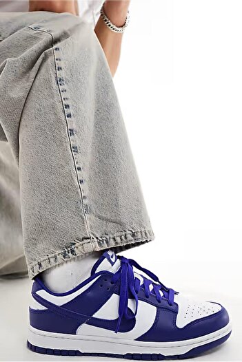 Nike Dunk Low Retro Sneaker Синьо-білі унісекс повсякденні спортивні кросівки