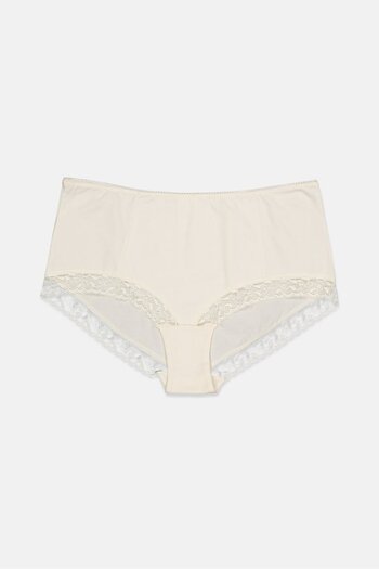 Tchibo Women High Waist Slip Briefs, Cream