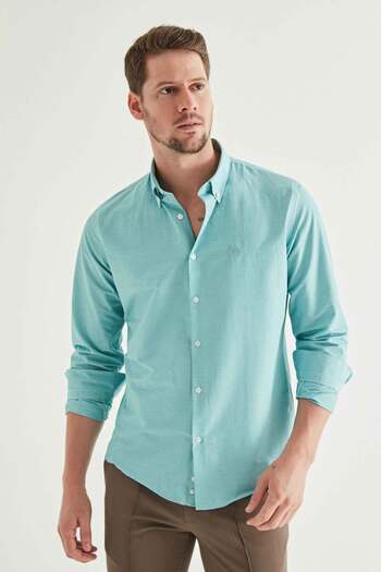 D'S Damat Πουκάμισο Ds Damat Slim Fit Green Gingham