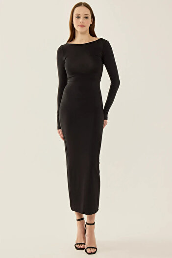 Hiccup Φόρεμα Bodycon Midi με χαμηλή πλάτη