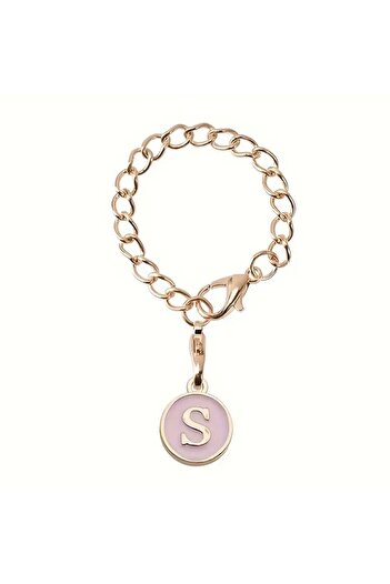 Stanley S Harfi Termos Uyumlu Pembe Charm Aksesuar Sallantılı Süs