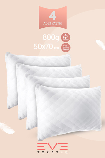 Eve Tekstil 4 штуки подушки Diamond Quality Kapitone 50*70 см 800 г