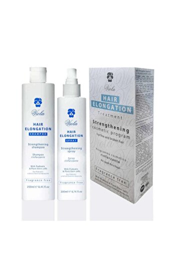 Viola Hair Elongation Program Shampoo 250ml + Spray 200ml Set, 2 Pieces