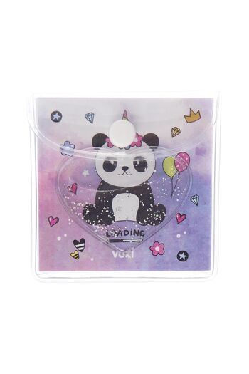VUKİ Glitter and Watery Patterned Cube Memo Pad