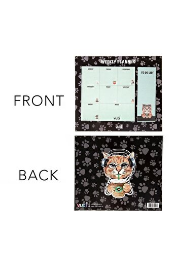 VUKİ Table Top Planner Weekly Notebook