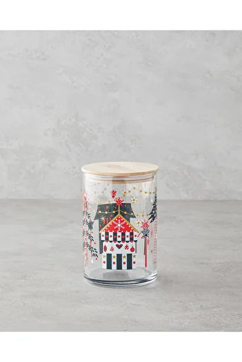 English Home Winter Spirit Glass Jar 1050 ml Transparent