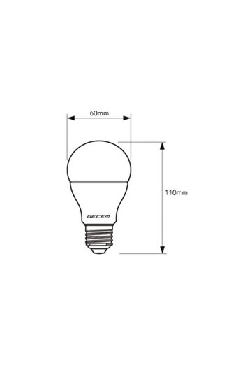 Osram 10 Adet Osram 8,5W Led Ampul E27 Duy 6500K - Beyaz Işık