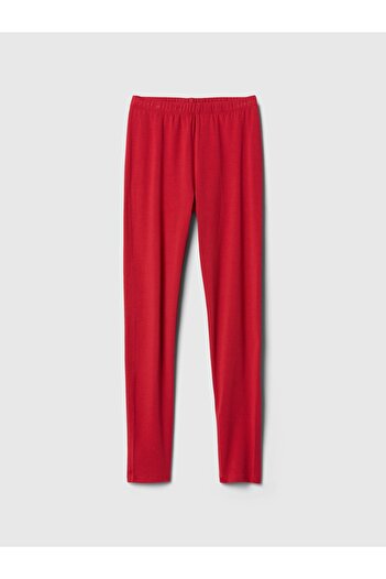 GAP Kız Çocuk Kırmızı Stretch Jersey Legging Tayt