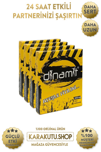 Dinamit Ginseng Kapsül 4 Adet