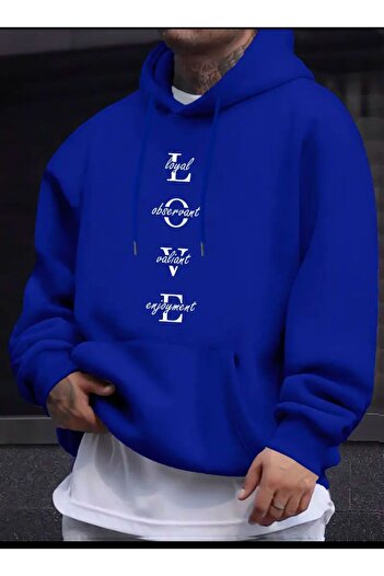 Medinenur Φούτερ με κουκούλα Love Printed