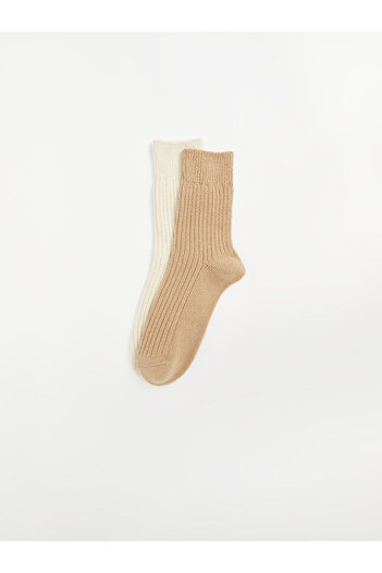 LC Waikiki Lcwk Women's Plain Socks 2 Pack