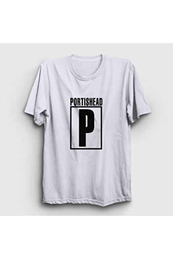 Presmono Μπλουζάκι με λευκό λογότυπο Unisex Music Portishead 510900 ττ