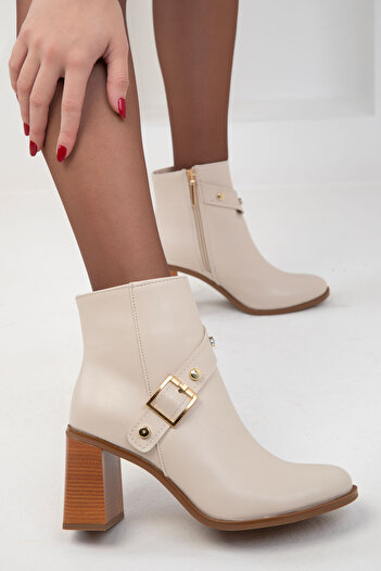 SOHO 19974 Model Beige Women's Boots and Bootie