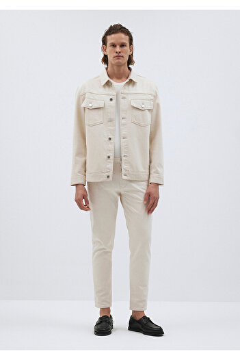 Mavi Milan Chino Premium Edition Ecru Jean Trousers 0010302-87946