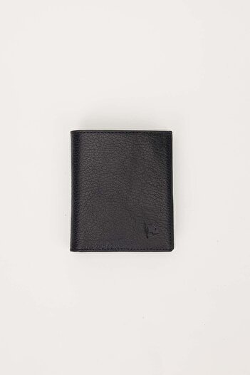 Tudors Genuine Leather Men's Black Wallet