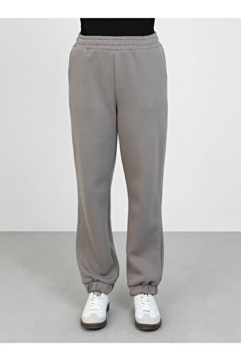 Benin Gray Raised Jogger Trousers - Benin