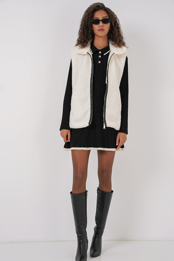 Bigdart 6793 Plush Vest - White