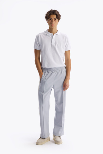 GIESTO Gray Striped Sweatpants