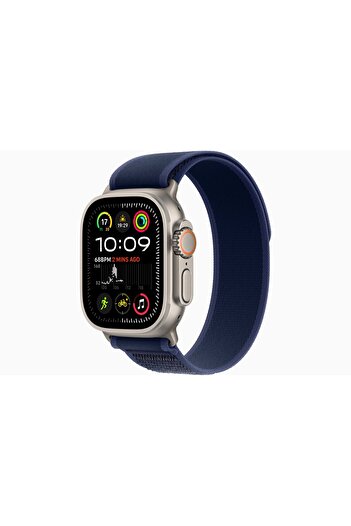 Apple Watch Ultra 2 GPS + Cellular 49mm Natural Titanium Case with Blue Trail Loop - M/L