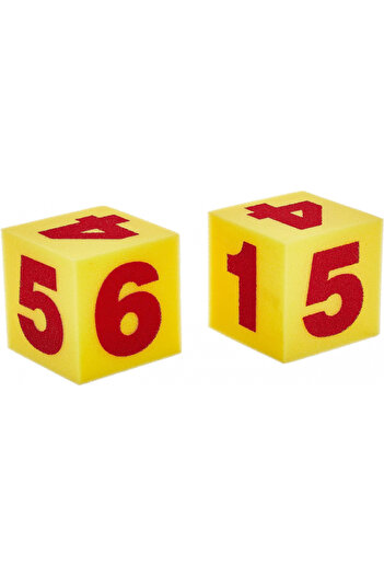Learning Resources Giant Soft Numeral Cubes, Set of 2-LER0412