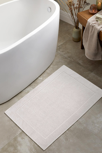 Koza Home Тілос Жаккардовий килимок для ніг Сірий 50x80 2223