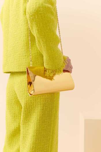 Roman Gold Clutch Çanta Gold Y2381309_076