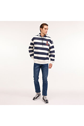 lumberjack Ανδρικό φούτερ Fran 17ıd117 4w ml Fran 17ıd117 4pr Sweat Navy Blue