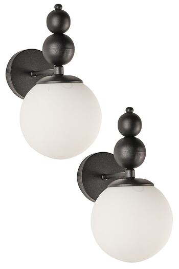 OSC HOME Sports Black Sconce Set of 2