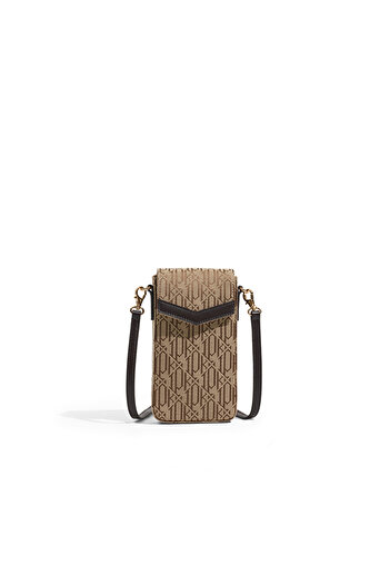 İpekyol Monogram Jacquard Phone Bag