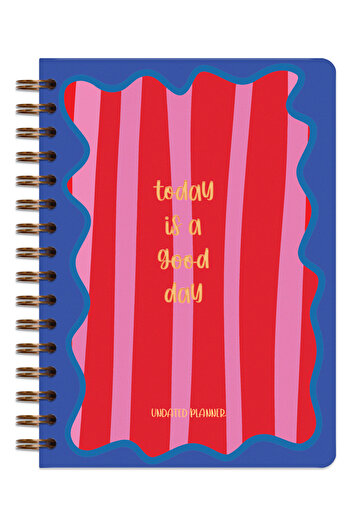 Matt Notebook A5 Spiralli Süresiz Planlayıcı Ajanda