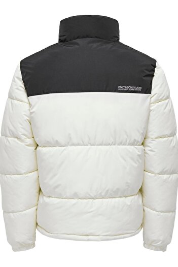 Only & Sons White Onsmelvin Life Lf Puffer Jacket - Otw Vd