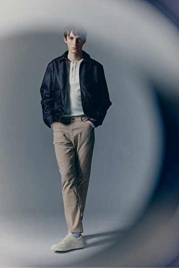 H&M Slim Fit Pamuklu Gabardin Pantolon