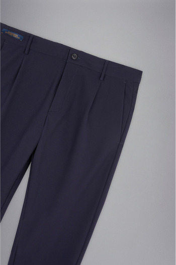 PAUL&SHARK Men's Regular Fit Straight Leg Blue Trousers 14314094 -050