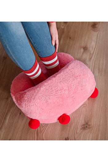 Özgüner Oyuncak Pabtex Plush Foot Warmer, Plush Slippers