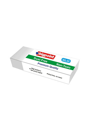 Bigpoint White Eraser Combining to Plain - Non-Damaging, Dispersed on Paper, Large