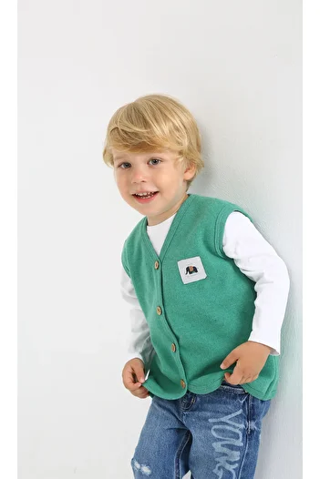 Luggi Baby V-Neck Baby Vest