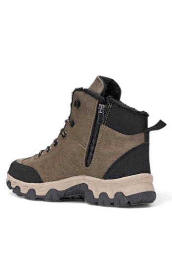 MİYA Unisex Kürklü Kışlık Soğuğa Dayanıklı Ortopedik Konfor Kaymaz Tabanlı Su İtici Outdoor Trekking Bot