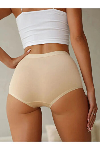 HS İÇ GİYİM 3 Pack High Waist Skin Women's Panties – Daily Comfort and Support