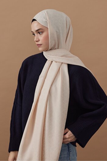 Modakaşmir Σάλι με βοτανικό σχέδιο σειράς Silky Jacquard