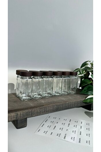 Home 12-Piece Acacia Spice Rack Set with Lid (16 Labels)