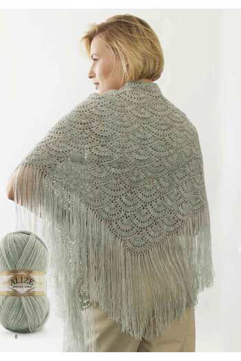 Alize Angora Gold 168-Winter White 100 Gr. Knitting Yarn 20% Wool - 80% Acrylic 100 Gr - 550 m